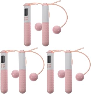INOOMP 3 Pairs jumping rope cordless adult jump ropes for fitness cordless jumping rope counting jump rope training skipping rope women exercise jump rope abs skip rope indoor jump rope
