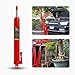 BIG RED AQD8TR Hydraulic Long Ram Jack 8 Ton Heavy Duty Engine Hoist Cylinder with Clevis Base & Single Piston Pump - Professional Hydraulic Ram Cylinder for Garage Repair, Auto Shop, Farm Equipment