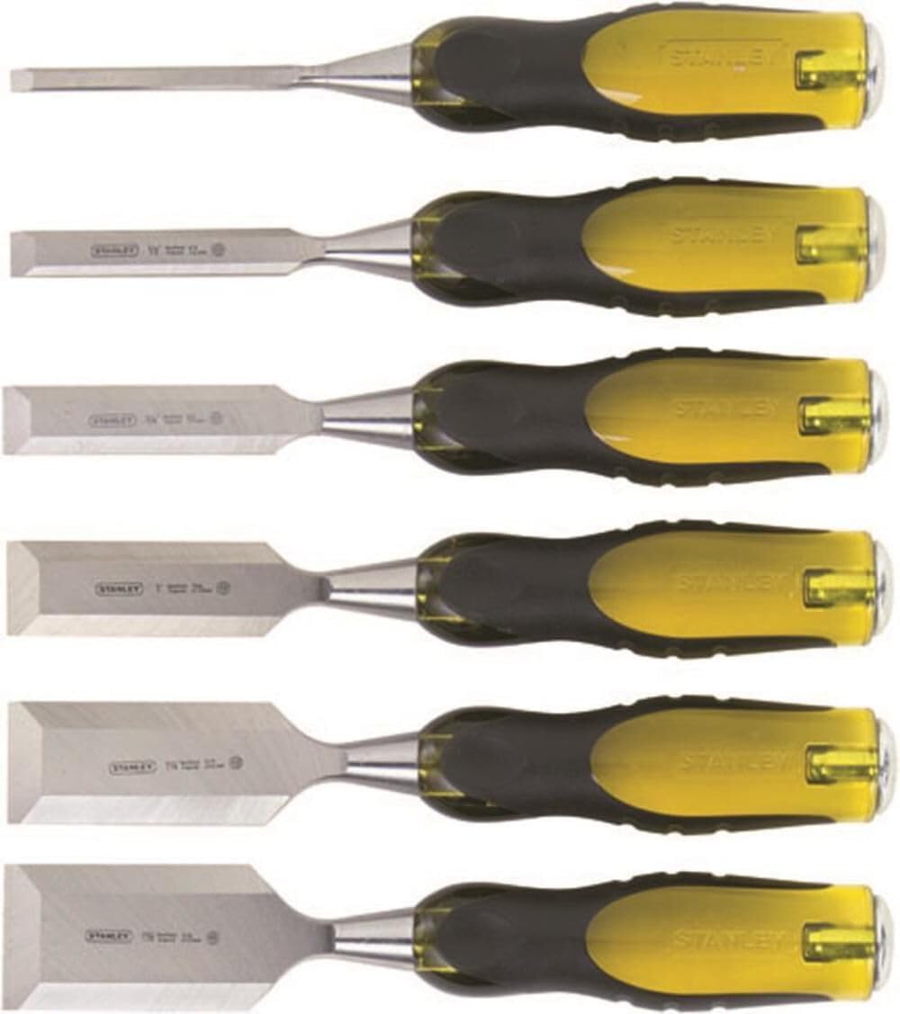 Stanley 6 Piece Fatmax Short Blade Chisel Set