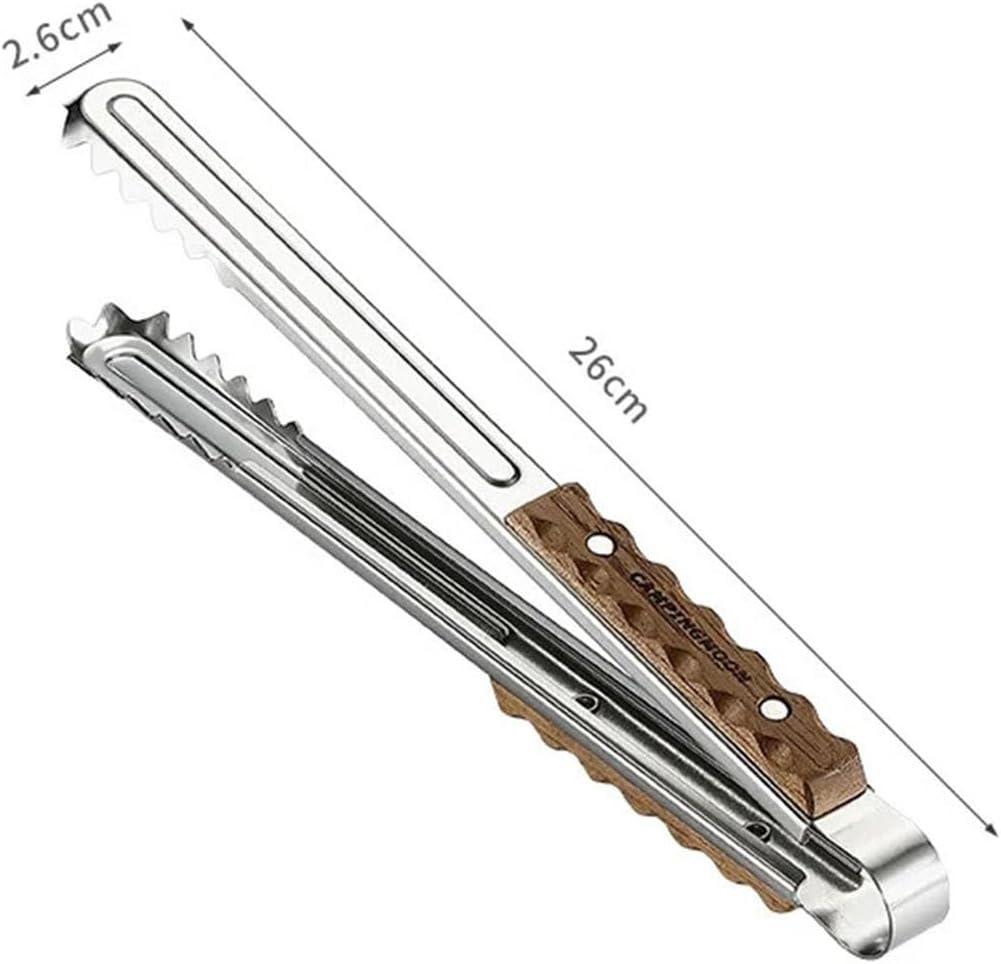 BBQ Outdoor Camping Kitchenware Cookware Serving Tongs Barbecue Clip Clamps BBQ Food Tongs Stainless Steel BBQ Food Clip Clamps Accessories