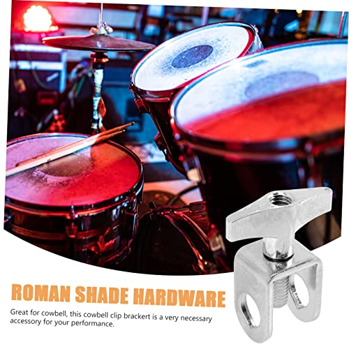 Soporte ajustable para cencerro Standard Cowbell, abrazadera para batería y bombo, clip duradero para mayor rendimiento y uso versátil miniatura 6