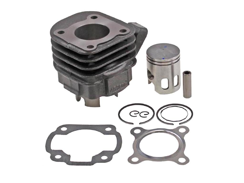 Ersatz Zylinder + Kolben + Dichtsatz Kit 50ccm passend für Yamaha Neos YN 50 2T, MBK Mach G, Aprilia SR 50 - Zylinder Kit für Minarelli liegend 2-Takt Motor