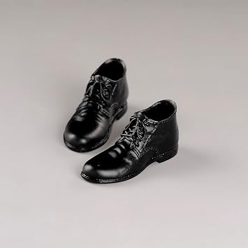 1/6 Scale Action Figure Shoes Boots Model Fit 12 Figures Body Dolls for Fan Collection Black-2