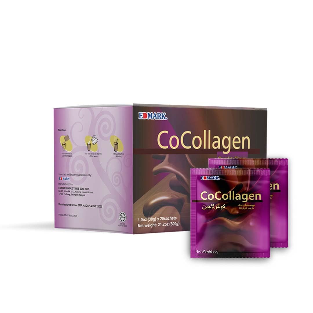 EDMARK COCOLLAGEN Natural Ingredients High Grade Quality Marine Collagen Revive Energy Booster Refreshing Easily Digested