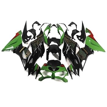 分割円卓80スケルトンブラック塗装SRT80sb All Matte Black - 2019 To 2023 ZX-6R | ABS Fairings