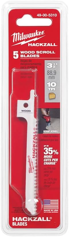 Milwaukee Electric - M12 HACKZALL BLADE-WOOD SCROLL