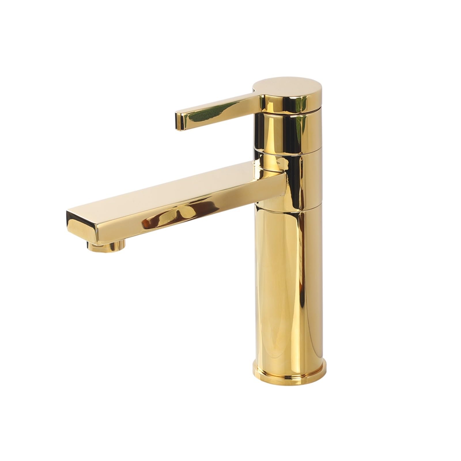 Robinetterie d'Eau Vanité en Laiton Doré Anti-Calcaire pour Lavabo
