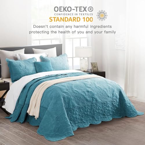 Hz & Hy Oversized King Bedspread 128X120 Extra Wide thumb #1