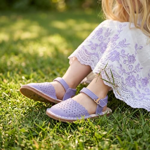 Image of THEE BRON Toddler Girls Espadrilles Sandals Hollow Out Rustic Dress Shoes