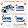 Automatic Shoe Cover Dispenser,100 High-Quality Non-Woven Fabric Shoe Covers,Shoe Covers Disposable Dispenser,No Electricity Needed Shoe Cover Machine for House/Office/Lab,Fits Most Shoe Sizes