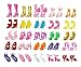 Lot De 60 Paires De Chaussures à Talons Hauts Pour Poupée