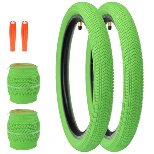 BALINGE 20 x 2.125 Bike tire 2 Pack 20 Kids Folding Replacement Tires Fits Most Kids Bikes, BMX...
