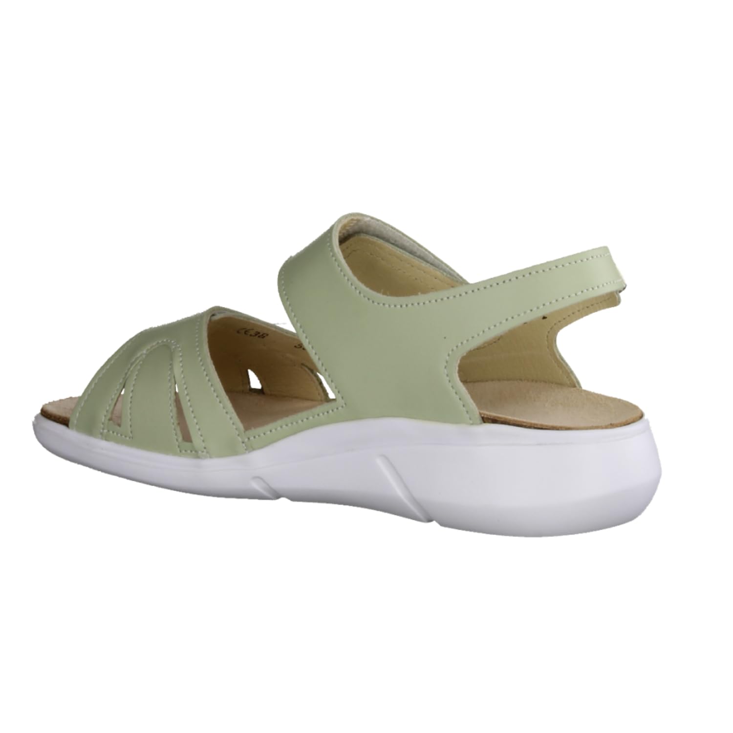 Finn Comfort Nadi Mint (Hellgrün) - Sandale mit loser Einlage - Marken, Grün, leder (feel)
