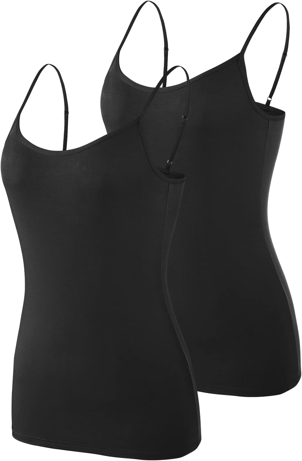 Vislivin Women's Basic Solid Camisole Adjustable Spaghetti Strap Tank Top