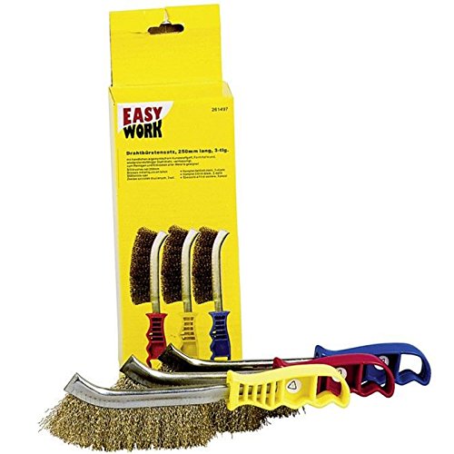 Preisvergleich Produktbild Easy Work 261497 Drahtbürstensatz 3-teilig