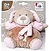 SONAJERO PELUCHE BABY PERRITO ROSA 15 CMS ARTESAVI