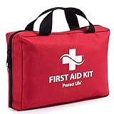 Doctor Developed First Aid Supplies - First Aid Kit for Car - 200 Pieces - Medical Bag Kit,...