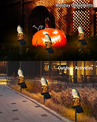 Istatue Bird Solar Decorative Garden Stake Lighting, Waterproof Cute Animal Outdoor Figurine Lights Ornament Statue Decor For Pathway, Patio, Lawn Housewarming Gifts (Bird) #TOP3