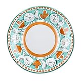  APICELLA VIETRI Piatto Piano Americano Verde Rame CM. 29 Pesce Gaetano. MOD. APIC.PPIANOAME Verde Rame