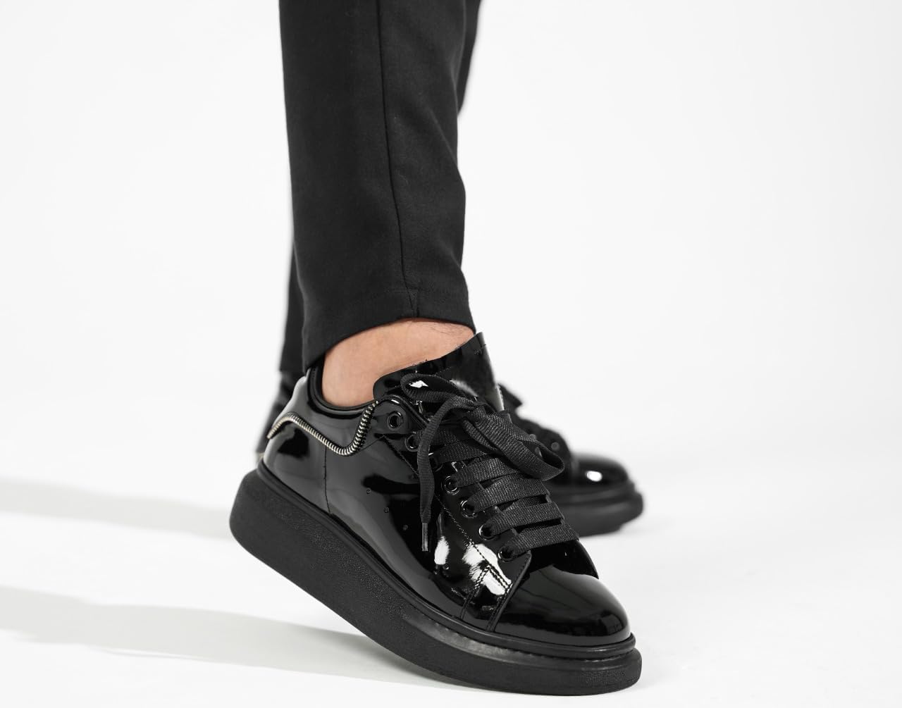 SOLL Queen Men's Sneakers | Leather Perforated Oversized Thick Sole - Image 7