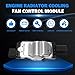 1137328663 Engine Cooling Fan Control Module for Ford 2011-2016 Focus Kuga Grand C-Max II Volvo 2012-2016 V40 2009-2013 Mazda3 2010-2017 Mazda5 Replace 1137328464 CV6Z8C607A BV6Z8C607L