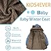 kids4ever Baby Kleinkinder Jungen Winterjacke Mantel 6-12 Monate Niedlich Plüsch Bärenohren Jacke Kapuzenjacke mit Reißverschluss Blau