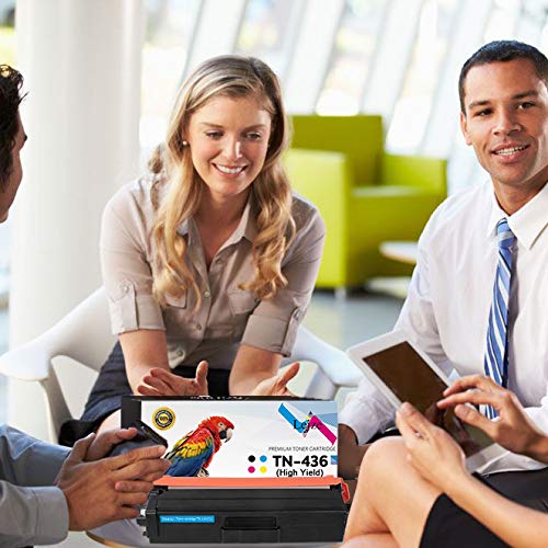 Leize Compatible Brother Tn-436 Tn436 Toner Cartridge Replacement For Tn436Bk Tn436C Tn436M Tn436Y Use For Brother Hl-L8360Cdw Mfc-L8900Cdw Mfc-L8610Cdw Hl-L8260Cdw Printer, 4-Pack #TOP5