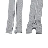 Fermeture éclair, Blanc (Y-501) - Les Fermetures éclairs/Métal - La Mercerie Du Berry