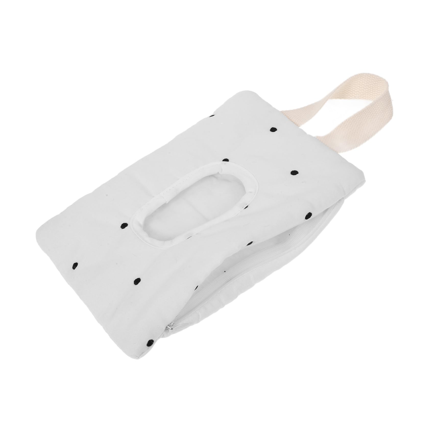 Abaodam 5 Stück Feuchttücherpackung aufbewahrungstasche pflegeprodukte Mülltonne Serviettenetui Handtuch Reise-Behälter für Babytücher Tragbare Tasche für Feuchttücher Baumwolle Beige