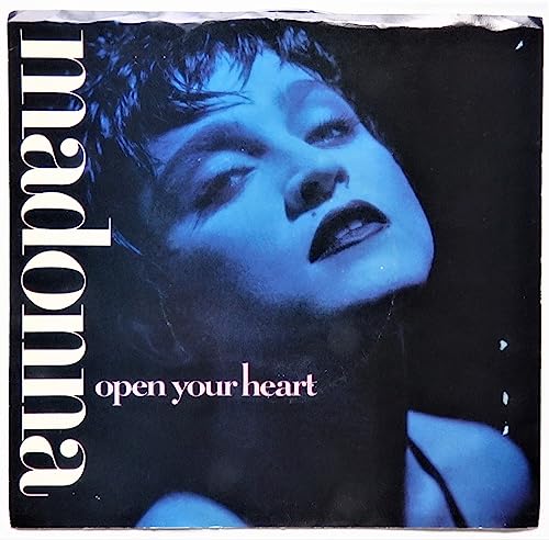 Album Art for open your heart / white heat 45 rpm single by Madonna