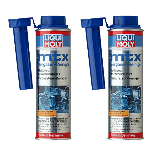 Liqui Moly 2X MTX Vergaserreiniger 300ml | Entfernt Ablagerungen im Vergaser, an...