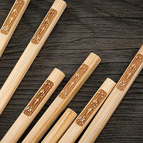 Coffret Cadeau de Baguettes de Luxe en Bois réutilisables avec étui, 20 Paires dses en Bois Naturel, Baguettes japonaises antidérapantes pour Sushi, Coffret Cadeau, Lavable au Lave-Vaisselle