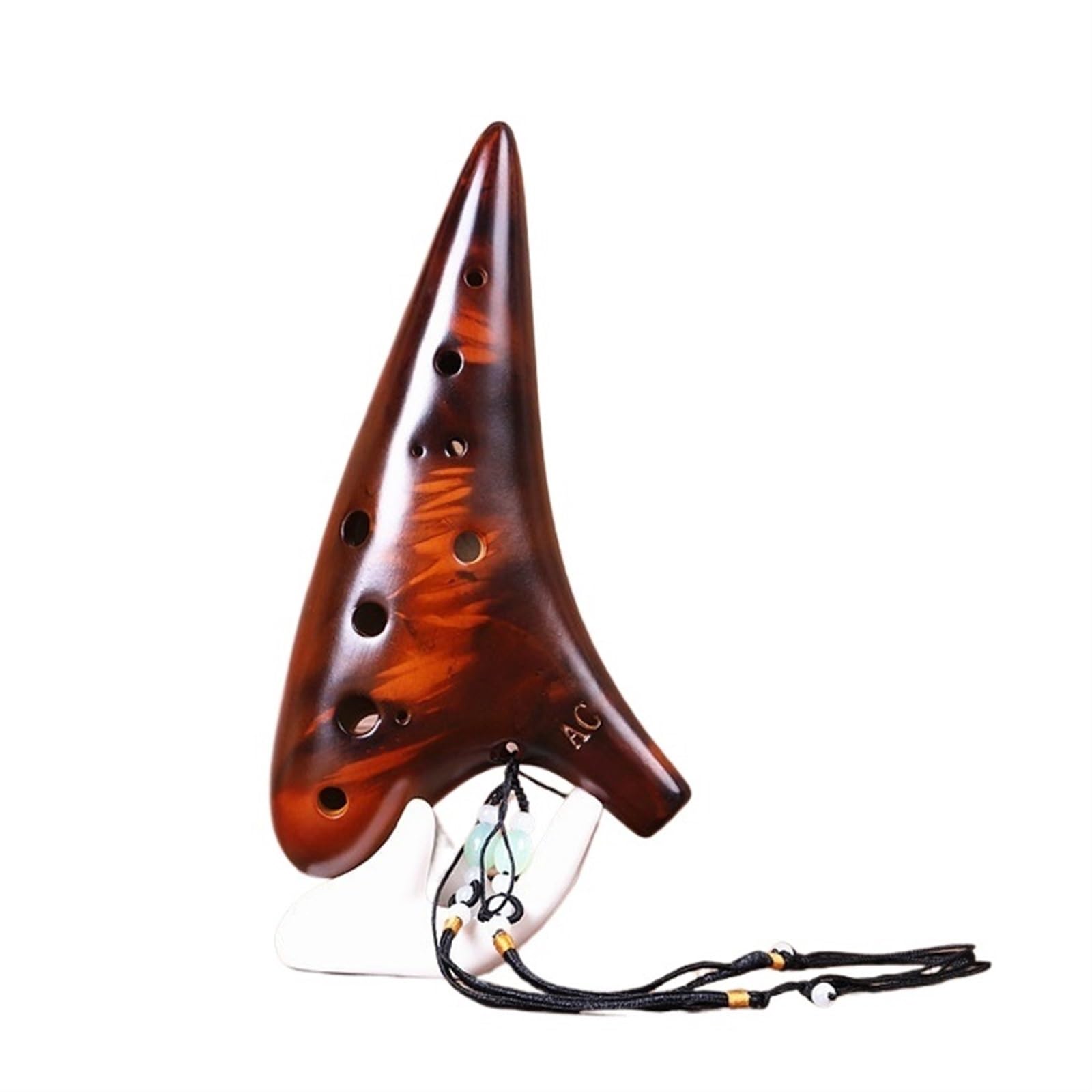 Ocarina Strumento Ocarina A 12 Fori Affumicato Con Paglia Suono Preciso Ocarina Per Principianti 12 Fori Professionale