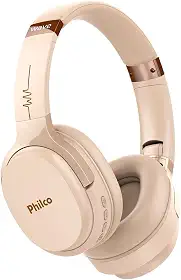 Fone de ouvido, Conexão Bluetooth 5.0, 150mW, Concha almofadada, PFO01BTG, Rose gold, Philco