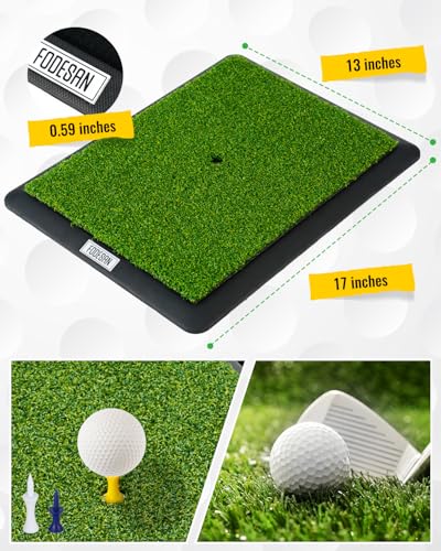 image for FODESAN Golf Swing Trainer Mat for Practice & Training – Replaceable