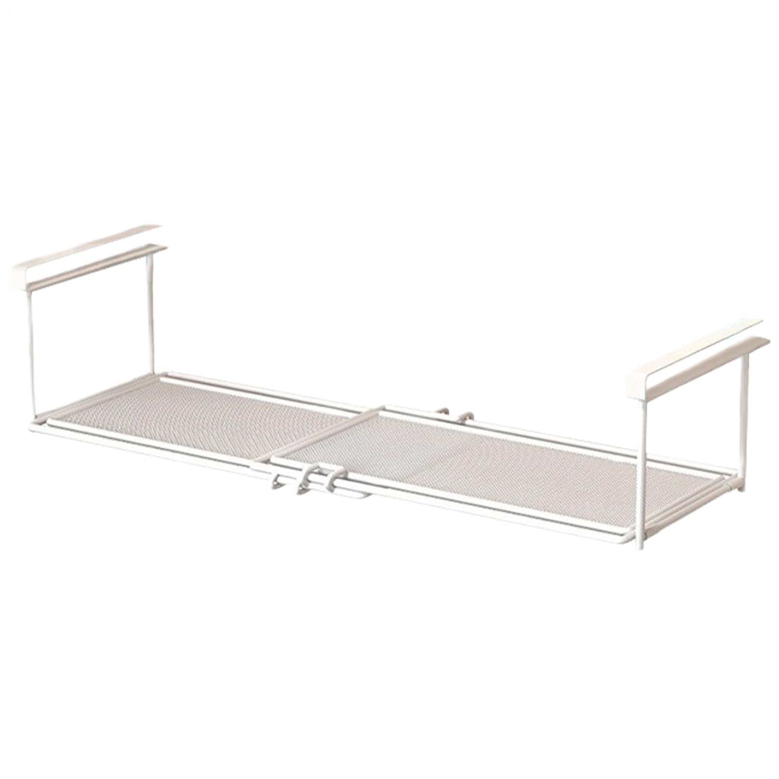 Cesta para debajo del estante con diseño ajustable para ahorrar espacio útil
