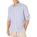 Produktbild Amazon Essentials Herren Lässiges langärmeliges Popeline-Hemd normale Passform, Blau Checks, L