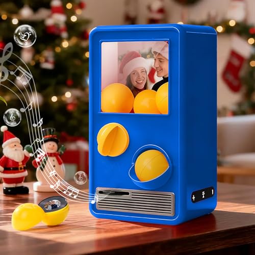 Personalized Music & Photo Gachapon Machine - Custom Spotify Mini Vinyl Box That Plays Songs, Retro Anniversary Creative Gift for Couples, Christmas & Valentine's Day Gifts for Boyfriend Girlfriend