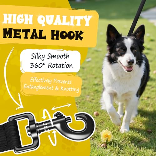 Schleppleine für Hunde, 3m 5m 7m 10m 15m 20m 25m 30m Schleppleine mit Robusterem Karabiner, Hundeleine für Große bis Kleine Hunde, Laufleine für Spaziergang, Übungsleine, Reißfeste Trainingsleine