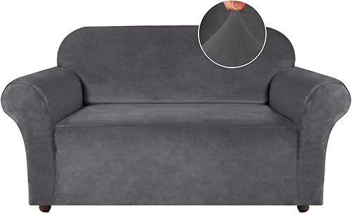 Miniatura 81 de Turquoize Funda elástica de terciopelo para silla, fundas para sofá, funda para silla de sala de estar, funda para sillón con brazos, funda para