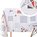 Produktbild Trendiges Regal mit skandinavischem Design. , PVC / Vinyl, White, Grey, Red, 200 x 140cm (79X55in)