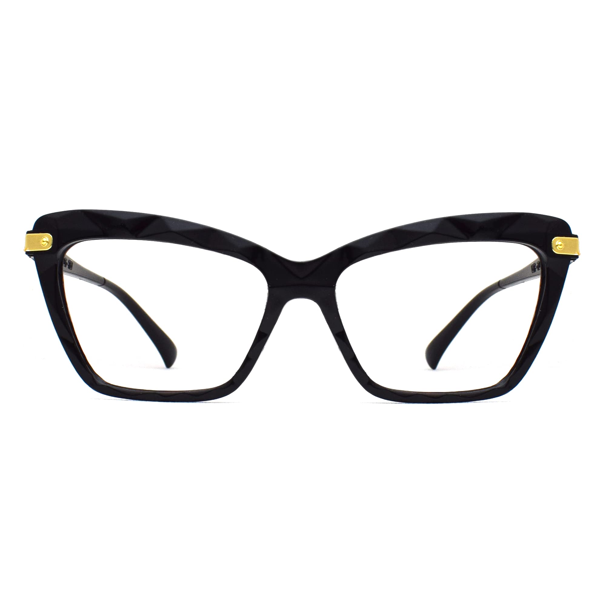 Peter Jones Cateye Computer Glasses for Men Women with Zero Power Blue Light Blocking Glare Lenses (SIZE MEDIUM) Agff-image-42