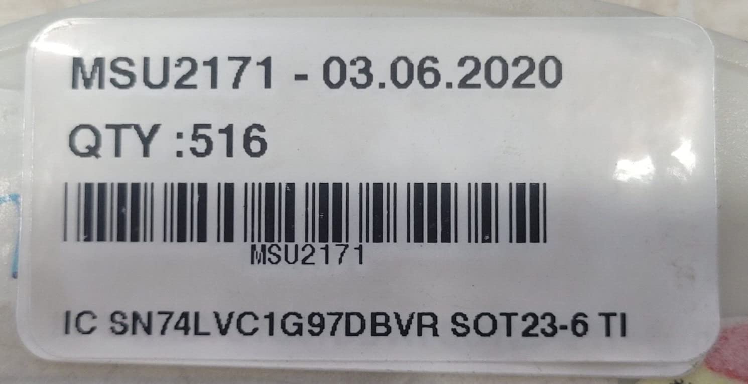 (1 PC) SN74LVC1G97DBVR TI IC CONFIG Mult-FUNC GATE SOT23-6