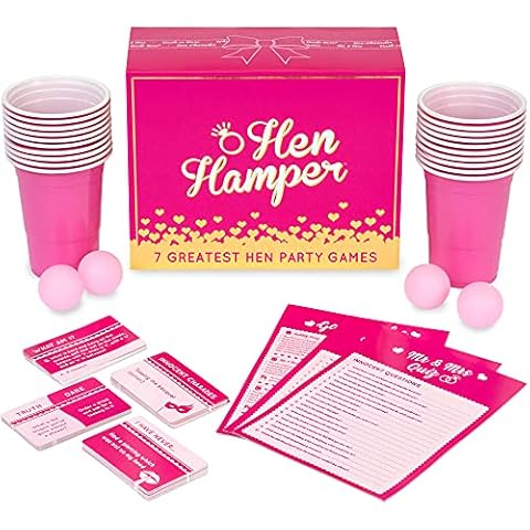 Hen Hamper from the makers of Beat That! - 7 Hilarious Hen Party Games (Bubbly Pong, Mr & Mrs, Hen Charades, I Have Never, Who Knows the Bride Best, What Am I, Truth or Dare) perfect for a fun hen do! Cover