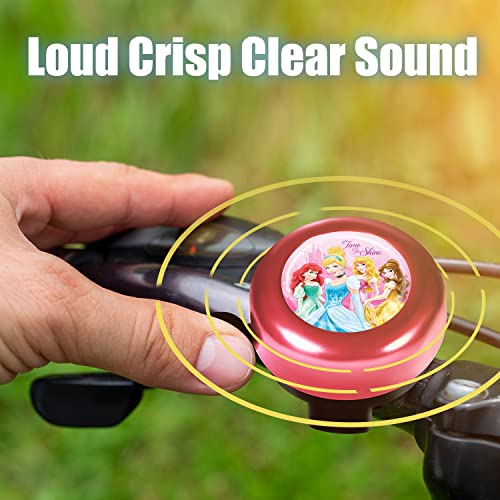 Akkya Bike Bicycle Bell Horn For Kids Adults Cute Kawaii Princess Cycling Handlebars Knee Scooter Accessories For Women Girls Electric Mountain Bike Ring Bell Biking Bicicle Accessories Loud #TOP1