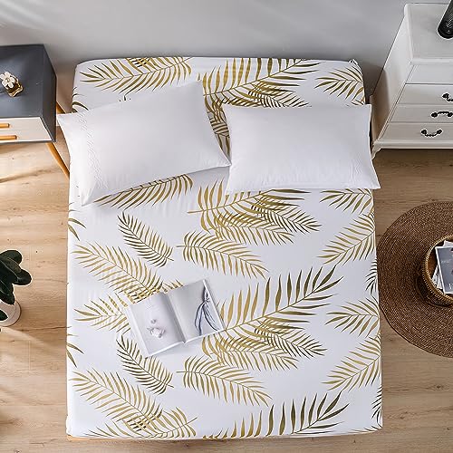 Drap housse 160x200 doux microfibre à grand bonnet de 30 cm