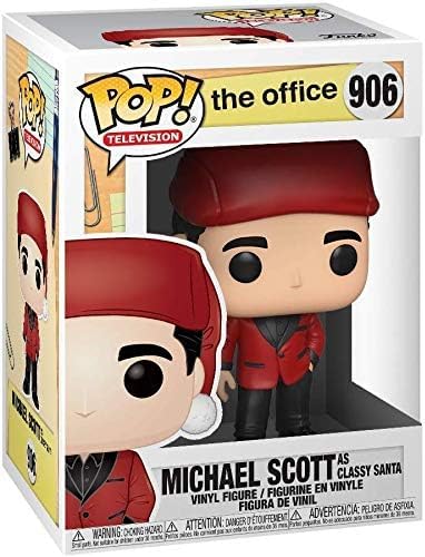 Miniatura 7 de Funko The Office - Figura de vinilo de Michael Scott as Classy Santa Pop! (incluye funda protectora compatible con caja Pop Box)
