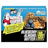 Dave's Killer Bread Blueberry Almond Butter Amped-Up Protein Bars 4 CT + 1 Branded Sticker Variety Pack