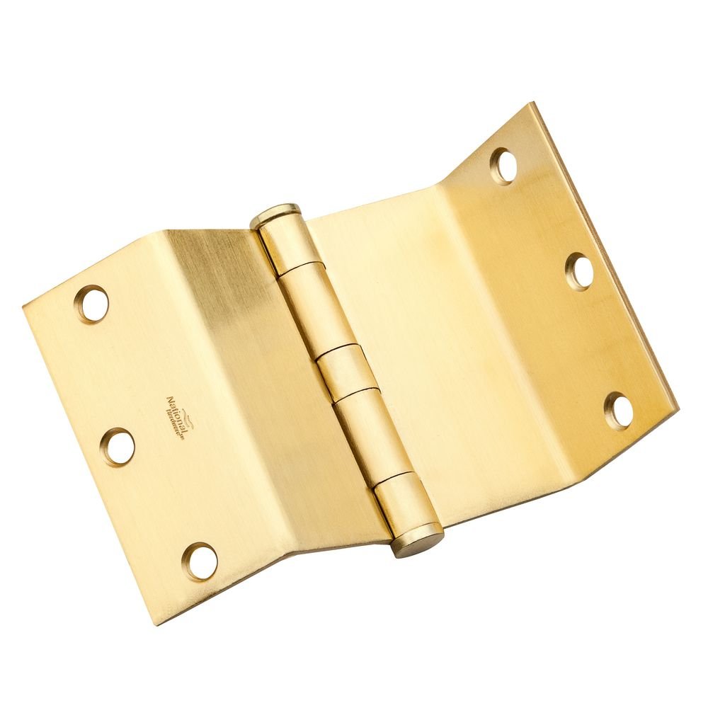 National Hardware N236-020 248 Swing-Clear Hinge, 3-1/2", Satin Brass