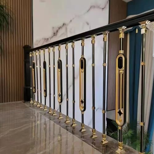 Husillo de barandilla de escalera moderno para valla de seguridad interior 7
